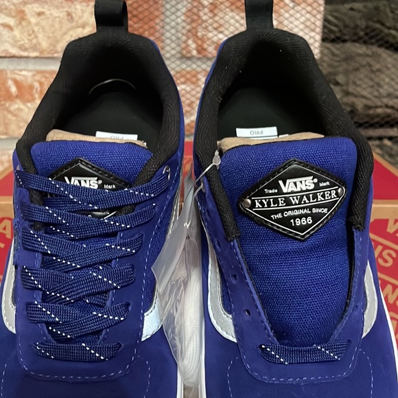 Vans Kyle Walker pro Reflective Blue Print True white - Picture 4 of 10
